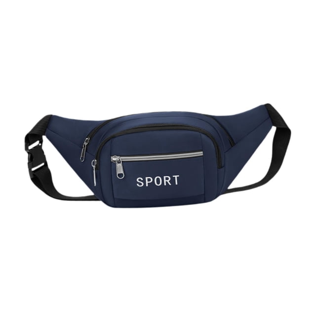 Riñonera para mujer, bolso de hombro, riñonera, bolso de pecho, moderno y ajustable, riñonera para exteriores, ciclismo, senderismo y ciclismo Azul
