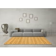 thumbnail image 3 of Ahgly Company Indoor Rectangle Abstract Orange Modern Area Rugs, 6' x 9', 3 of 4
