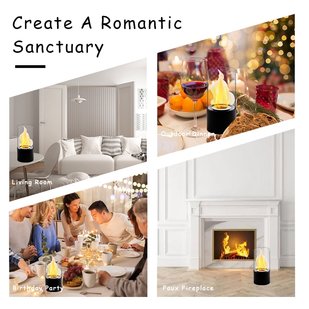 Buy JHY DESIGN Small Portable Metal Tabletop Fire Pits Bio Ethanol