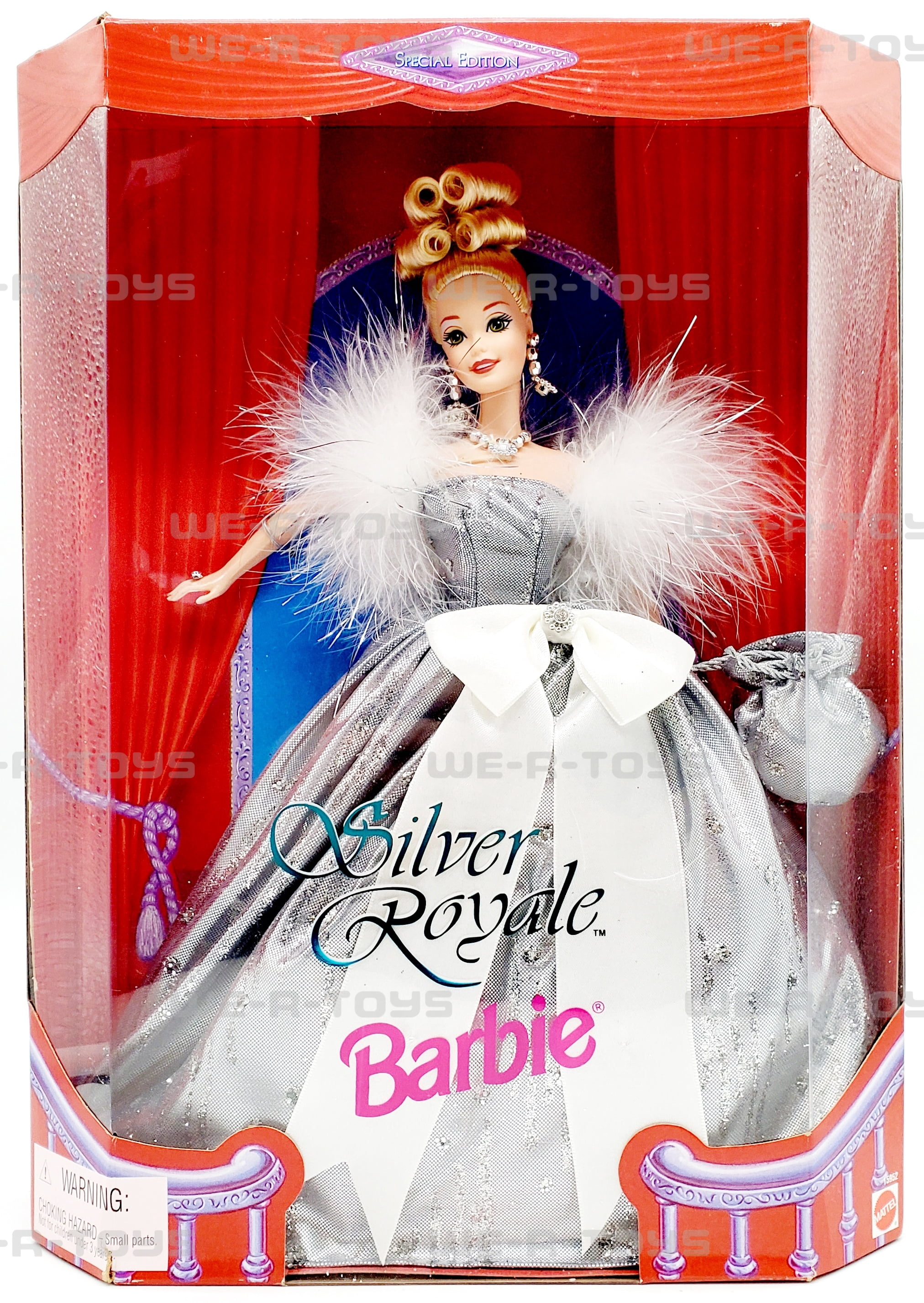 60‘s ﻿ヴィンテージ ゼンマイ巻き上げ式 ピエロのキューピー人形 Silver Royale Barbie Doll Special Edition 1996 Mattel 15952