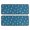 Robot and Gears Blue Pattern, variant on Robot and Gears Blue Pattern Anti Fatigue Kitchen Rugs Set Of 2, Non Slip Washable Decorative Floor Mats for Sink Laundry and Home Use, 17"x47"