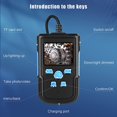 thumbnail image 3 of Cámara de inspección de endoscopio, endoscopio digital 1080P HD IPS con pantalla LCD de 2,4 pulgadas, batería de 2600 mAh, endoscopio industrial impermeable IP67 con 8 lúmenes, 3 of 5