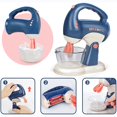 thumbnail image 3 of Mini electrodomésticos de cocina, juego de simulación con cafetera, licuadora, mezcladora y tostadora, regalos para niños y niñas, 3 of 4