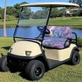 thumbnail image 2 of Aplkyhs Purple Butterfly Golf Cart Seat Covers Sun Proof Club Car Seat Bottom & Backrest Cushion Moon Flowers Print Club Car Seat Covers Universal Club Car Body Kit, 2 of 6