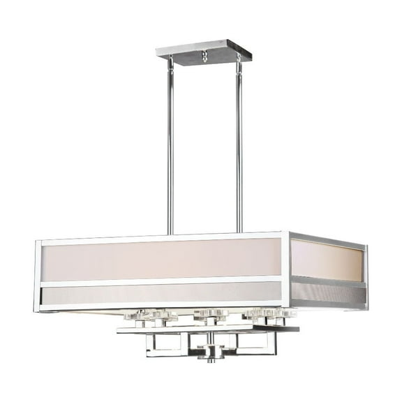 7034-08-05-Forte Lighting-Ione - 8 Light Square Pendant-12.5 Inches Tall and 26.5 Inches Wide