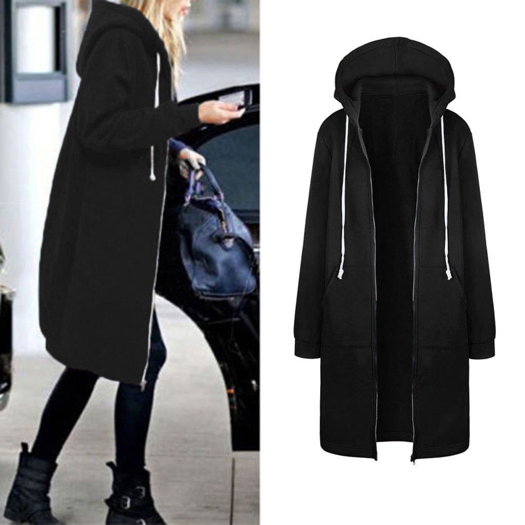 long coat hoodie