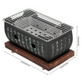 thumbnail image 3 of BBQ Grill, Lightweight Portable Fashionable Barbecue Grill, for Outdoors Home, 3 of 7