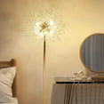 thumbnail image 6 of 69 inch Crystal Floor Lamp, Modern Standing Lamp with K9 Crystal, LED Floor Lamp with On/Off Foot Switch, Metal Tall Pole Lamp for Living Room, Girls Room, Bedroom, Dresser, Office, 6 of 11