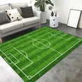 thumbnail image 5 of dajkiuy Indoor Football Field Game Rug, Living Room Coffee Table Mat, Bedroom Bedside Rug, Bedroom Decoration Rug, Kitchen Mat, Home Decoration, Entrance Door Mat, 5 of 8