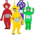 thumbnail image 1 of Disfraz de Teletubbies para niños, disfraz divertido de Dipsy Po Laa Tinky Winky Onesie, fiesta de cumpleaños de Navidad, disfraz de Halloween, 1 of 5