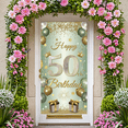 thumbnail image 2 of Polyester Birthday Banner Milestone Decoration 50th Celebration Reusable Party Photo Backdrop for Indoor Events Holiday Celebration, 2 of 7