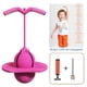 thumbnail image 4 of Ejercitador para Aumentar La La Pelota para Saltar Pelota para Saltar para Aumentar La Dispositivo Entrenamiento Equilibrio Y Sentido (con Cuerda E Inflador (rosa)) Elija Caja Cartón Independiente, 4 of 9