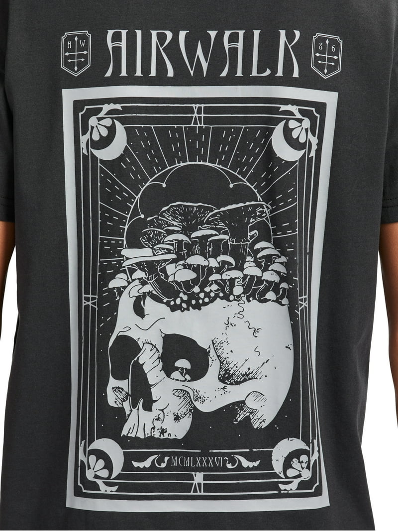 Airwalk Big Boys Graphic T-Shirt 2-Pack, Sizes 8-20, Cotton Blend