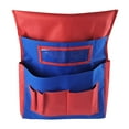 thumbnail image 2 of GUOOL Oxford Cloth Desk Chair Seat Back Organizer and Label Slot with Pockets Sundries Red Blue, 2 of 9