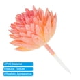 thumbnail image 4 of Uxcell Plantas Suculentas Artificiales Sin Maceta, Paquete de 2 Plantas Suculentas Falsas de Color Naranja, 4 of 5