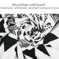 thumbnail image 2 of Toalla de playa de microfibra estampada, toalla de baño absorbente de secado rápido, toalla de playa de terciopelo de doble cara, 2 of 5