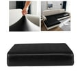 thumbnail image 6 of deevoka Couch Cushion Cover Black Waterproof Sofa Cushion Slipcover for RV Loveseat Sofa 1 Seater, 6 of 9