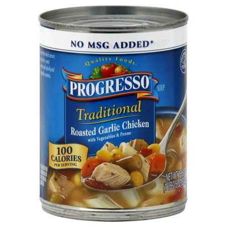 Progresso: Roasted Garlic Chicken w/Vegetables & Penne Soup Traditional ...