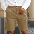 thumbnail image 4 of Mens Shorts Zipper Button Pocket Knee Length Casual Work Pants Short Pants, 4 of 6