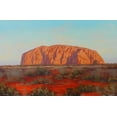 thumbnail image 2 of Gercken, Graham 14x11 Black Ornate Wood Framed with Double Matting Museum Art Print Titled - Uluru Colours Central Australia, 2 of 4