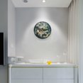 thumbnail image 5 of Yayeee Wall Clock Battery Operated 11.9" Silent Quartz Non-Ticking for Living Room Decor, Beige Floating Whale, 5 of 8