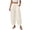 Beige, variant on felwors Barrel Pants Women Cotton Palazzo High Waisted Balloon Pants Summer Casual Beach Boho Wide Leg Baggy Trousers White for Size XXL