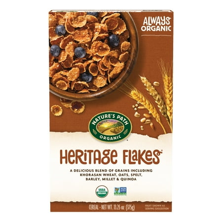 Nature's Path Organic Breakfast Cereal, Heritage Flakes®, 13.25oz Box