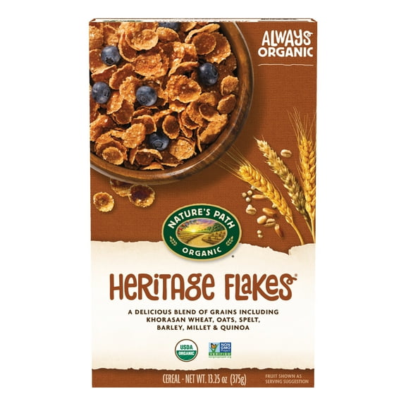 Nature's Path Organic Breakfast Cereal, Heritage Flakes®, 13.25oz Box