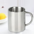 thumbnail image 2 of Heaveant Tasse, Tasse à Boire en Acier Inoxydable à Double paroi Robuste 300 ML Tasse à café de Voyage Tasse à Lait, 2 of 8