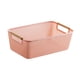 thumbnail image 2 of Organizador para almacenamiento, soporte para ropa, contenedor de juguetes para cocina y mesa Rosa, 2 of 9