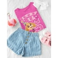 thumbnail image 4 of Skye 5 Paw Patrol Pup 5th Birthday Gifts for Five Years Old Girls Theme Party Toddler Kids Youth Kids T-Shirt Small Pink, 4 of 6