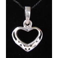 thumbnail image 2 of Loving Sterling Silver Heart Charm Pendant | 3/4"Long |, 2 of 2