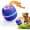 Blue, variant on Smart Interactive Dog Toy Ball, Wicked Ball Rolly,Electric Automatic Moving and Rolling Dogs Toy with Rope,Pet Toys for Dogs, Dog Puzzle Toy,Dog Barking Ball for Small Medium Large Dogs