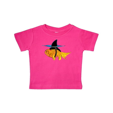 

Inktastic Funny Goldfish with Shark Fin Gift Baby Boy or Baby Girl T-Shirt