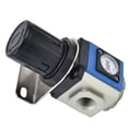 thumbnail image 1 of Air Pressure Regulator,Air Compressor Regulator Aluminum Pressure Regulatorwith Gauge Air Pressure Regulating Valve Best in Class, 1 of 8