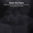 thumbnail image 2 of M Buder Men's 2-in-1 Mountain Bike Shorts Quick-Dry Cycling Riding Pants with Shock Absorbing Padding, Black Medium. Excellent for Outdoor Hiking, Riding, and Commuting in All Weather Conditions., 2 of 9