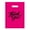 Pink, variant on Infinite Pack 100 Thank You Merchandise Bags Shopping Bags Reusable Plastic Bags 9X12 White