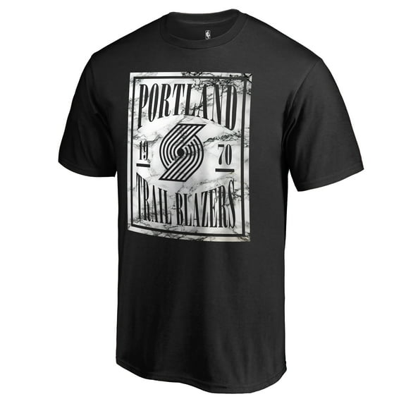 Men's Black Portland Trail Blazers Court Vision T-Shirt