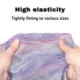 thumbnail image 7 of HELLHERO Marble Patterns Rollator Walker Seat Back Cover Seat and Backrest Covers Stain Proof Waterproof Comfortable for Seniors Men Women(Pink, purple and white), 7 of 7