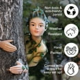 thumbnail image 4 of Fufafayo under $5 Tree Face Peeker, Garden Tree Decor, Outdoor Tree Face Sculpture, Whimsical Garden Statue, Tree Hugger Peeker, Yard Art Ornament, for Garden, Tree, Patio, Front Yard, 4 of 8