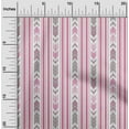 thumbnail image 1 of oneOone Polyester Lycra Fabric Arrow & Stripe Geometric Fabric Prints By Yard 56 Inch Wide, 1 of 4