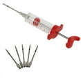 thumbnail image 4 of BBQ Meat Syringe Marinade Injector with Needles Turkey Syringe Sauce Injection, 4 of 13