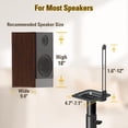 thumbnail image 3 of Soportes para altavoces de montaje Dream MD5402, regulables en altura, 3 of 8