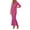 Hot Pink, variant on StSilkitty Womens Maxi Bodycon Dresses Solid Color Long Sleeve Crewneck Long Dress Wedding Guest Elegant Sundresses