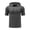 Dark Gray, variant on Hooded Sweatshirt for Men Short Sleeve 2026 Summer Spring Waffle Knit Hoodie Drawstring Knitted Pullover Sweater Army Green XL