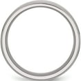 thumbnail image 2 of Stainless Steel Polished 8mm Ridged Edge Band (Size 10) Made In China sr105-10, 2 of 5