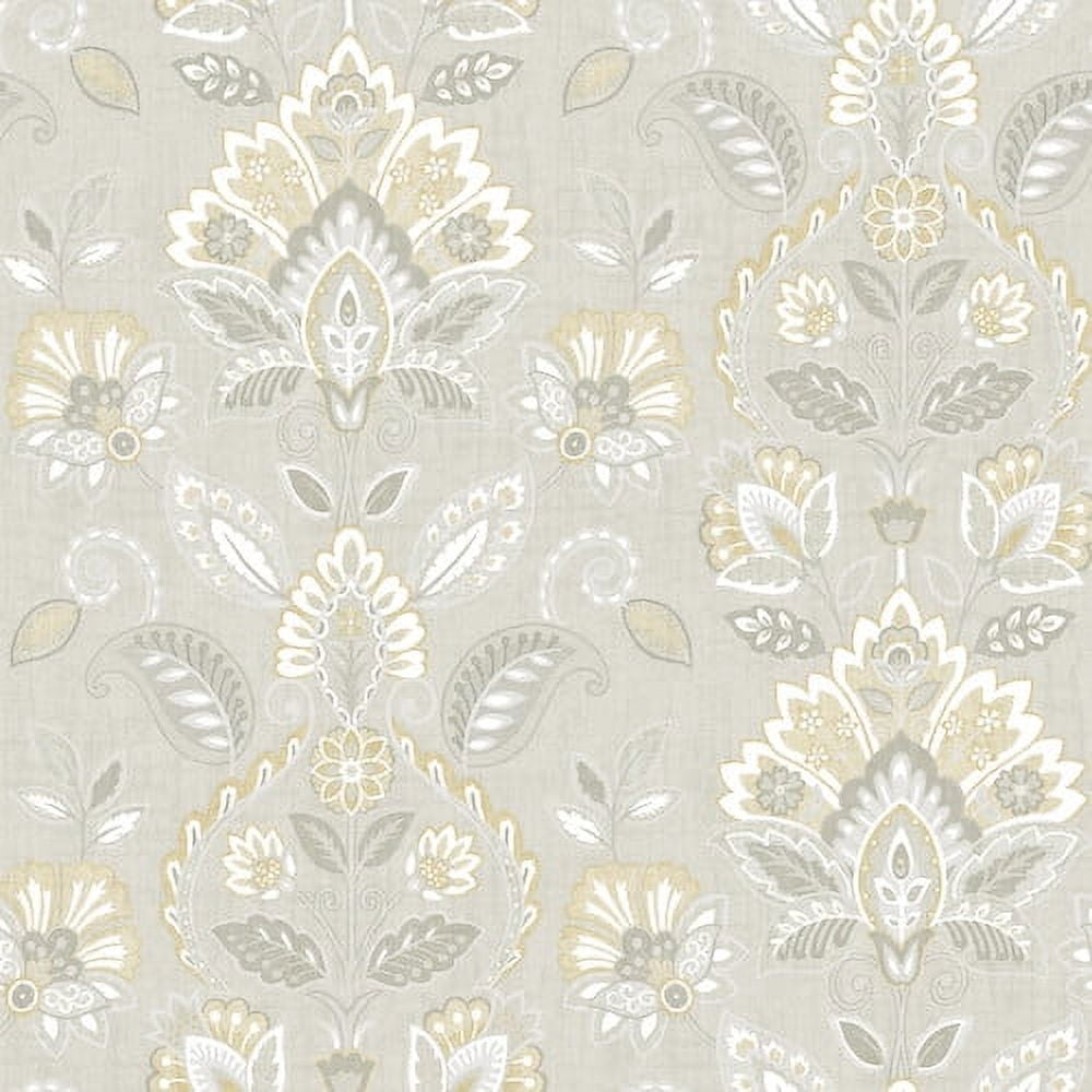 Chesapeake Rayleigh Blue Floral Damask Wallpaper