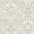 thumbnail image 4 of Chesapeake Rayleigh Blue Floral Damask Wallpaper, 4 of 5