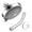 01_Silver, variant on Water Saving with Adjustable Top Spray, 5 Level Settings for Bathroom, Shower, Home, 1 Pc