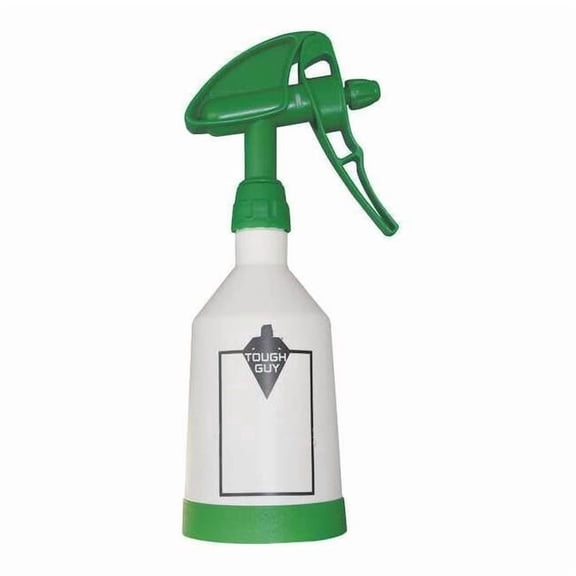 Tough Guy 0.5L White/Green, Plastic Dual Spray Bottle 35WT51